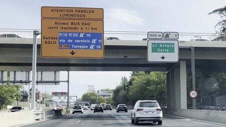 Carril Bus Vao A21
