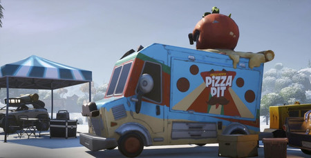Desafío Fortnite: visita distintas camionetas de comida. Solución