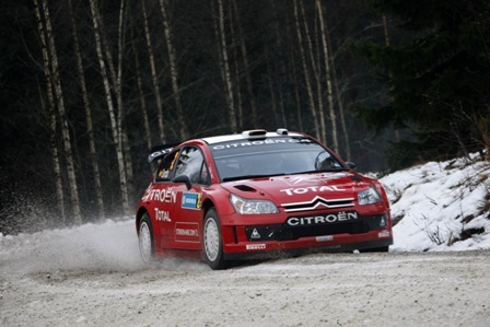 Sensacional actuación de Dani Sordo sobre la nieve sueca