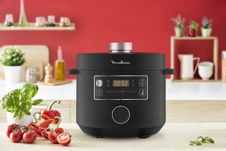 Chollo en Amazon en la olla a presión Moulinex Epic Turbo Cuisine CE7548, que puede ser nuestra por 99,90 euros