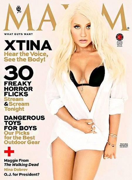 Christina Aguilera luce cachazo en Maxim