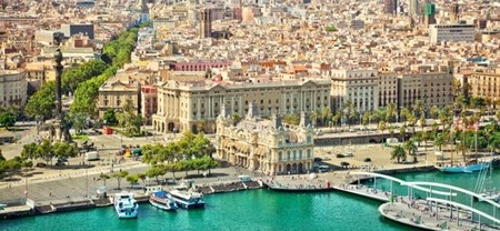 Vista aerea Barcelona