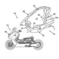 ¿Te acuerdas del poco exitoso C1? Pues BMW ha vuelto a patentar un techo para sus scooters, y ahora es modular