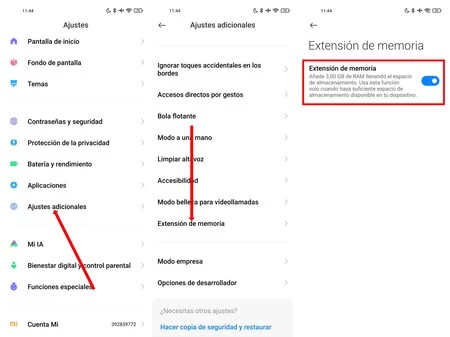 Xiaomi 拡張メモリ