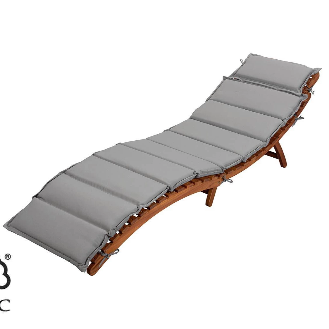 Tumbona de jardín con cojines