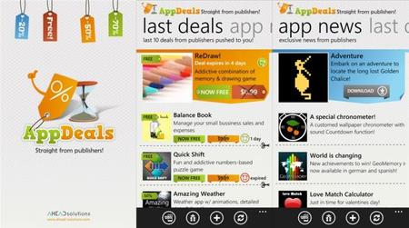 AppDeals, recibe las últimas ofertas de aplicaciones para Windows Phone