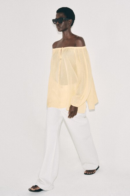 blusa con lino