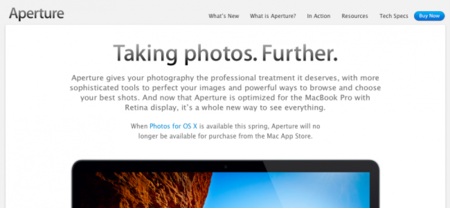Atención, usuarios de Aperture: la aplicación dejará de funcionar en la próxima versión de macOS