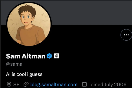 Sam Altman X