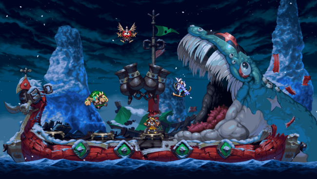Vikings on Trampolines (D-Pad)