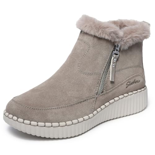 Skechers Wilshire BLVD - Botines con cremallera fresca para mujer