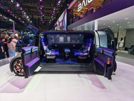 El robotaxi de BAIC | Imagen: Xataka