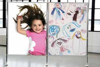 Biombo personalizado con fotos y dibujos de los niños