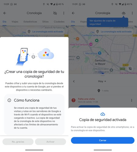 Cronologia Google Maps