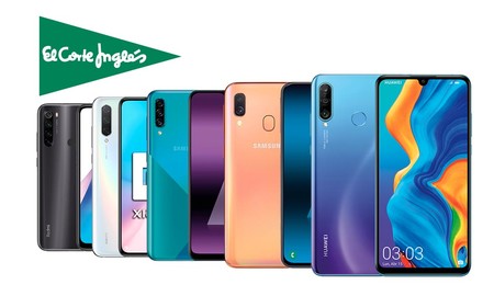 17 smartphones de Huawei, Xiaomi o Samsung que esta semana te salen más baratos en El Corte Inglés, con envío gratis, recogida Click&Collect&Car y financiación hasta en 12 meses