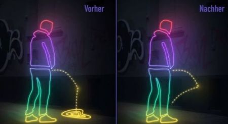 En esta ciudad de Alemania los que orinan en público tienen el riesgo de mojarse a sí mismos