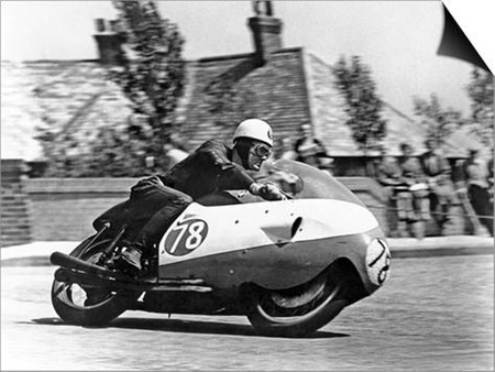 Bob Mcintyre On Gilera 500 