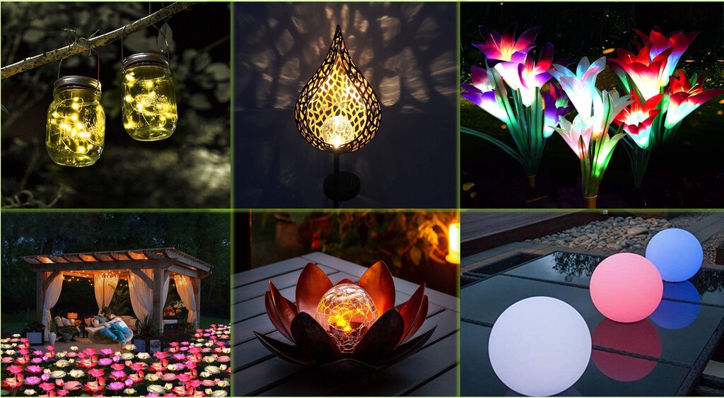Nueve divertidas ideas para decorar tu terraza, patio o jardín con luces LED solares por menos de 50 euros