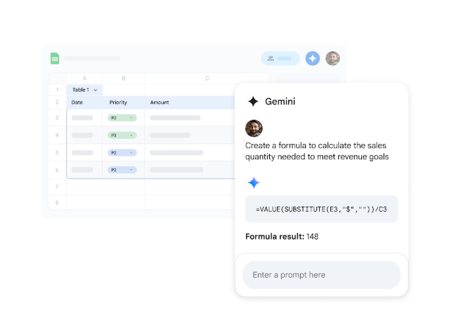 Google Workspace - Gemini no Sheets
