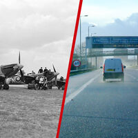 Hace 80 años aterrizaban cazas; ahora muchas carreteras europeas solo son aburridos tramos de autopista 