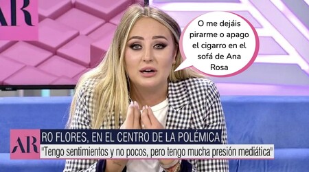 ¿Dónde está Rocío Flores? El motivo por el que ha salido pitando de 'El Programa de Ana Rosa' (y no piensa volver)