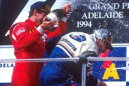 Mansell podio Australia 94