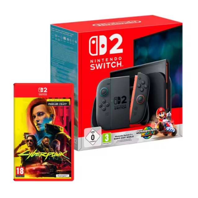Nintendo Switch 2 + Mario Kart World + Cyberpunk 2077