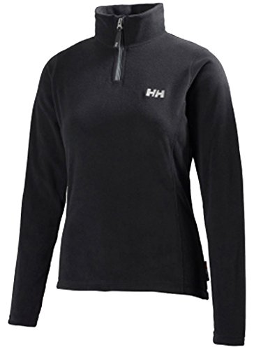 Helly Hansen Mujeres W Daybreaker 1/2 Cremallera Fleece, Negro, L