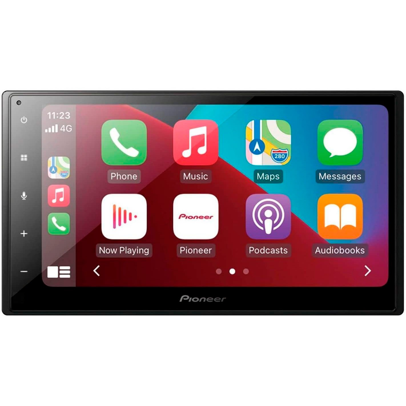 Pioneer SPH-DA160DAB - Reproductor Multimedia con Pantalla táctil 2 DIN de 6,8 Pulgadas, conectividad USB Compatible Apple CarPlay, Android Auto y USB Mirroring Bluetooth, Dab/Dab+, EQ de 13 Bandas