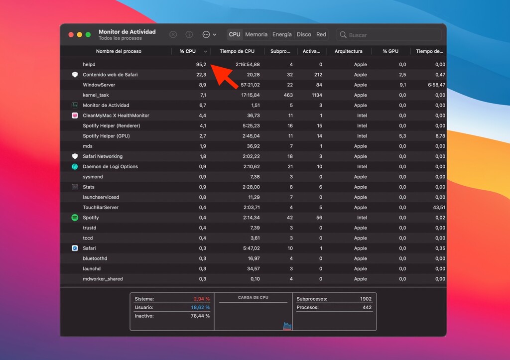 macOS Big Sur tiene un bug que solo afecta al idioma español de España, y consume mucha CPU y batería: así se arregla