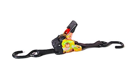 Un buen invento: correas autoajustables para llevar la moto en el remolque