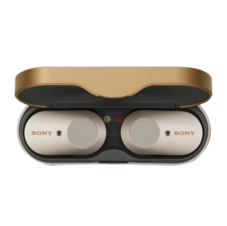 Auriculares De Boton Sony Wf 1000xm3 Plata True Wireless Noise Cancelling