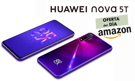 Sólo hoy, si eres Prime, Amazon te deja el Huawei Nova 5T por unos ajustados 239 euros