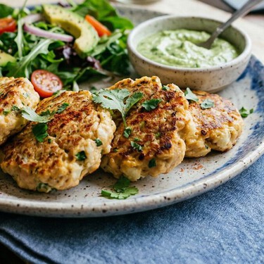 Tortitas de pollo con coliflor: receta saludable en 20 minutos para una comida nutritiva y económica