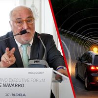 "No se ven una mierda". Un Guardia Civil graba un coche detenido con dos balizas V16 y asegura que se ven mejor los intermitentes	