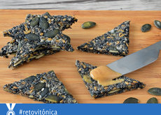 Crackers de semillas caseras