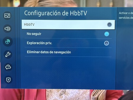 HBBTV televisor Samsung