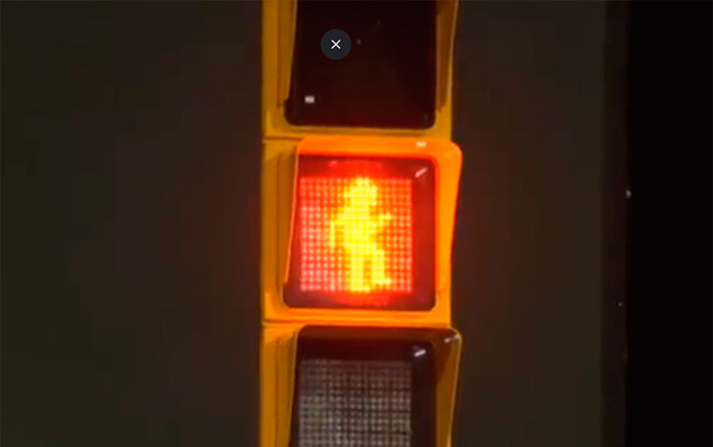 Semáforo de Chiquito de la Calzada en Málaga