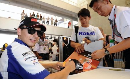 Mañana miércoles Lorenzo celebrará el titulo con sus seguidores en Palma de Mallorca