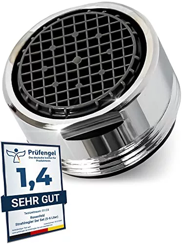 Aireador de Grifo M24 en Latón Cromado con Filtro Anticalcáreo