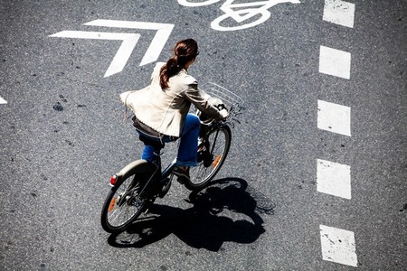Bicicleta en la ciudad