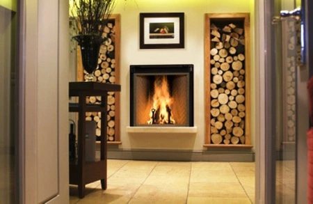 Este invierno utiliza la leña también para decorar
