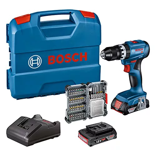 Bosch Professional 18V System GSB 18V-45 - Taladro percutor a batería