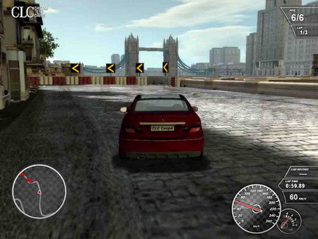 Prueba un Mercedes CLC en una carrera, aunque sea en un videojuego