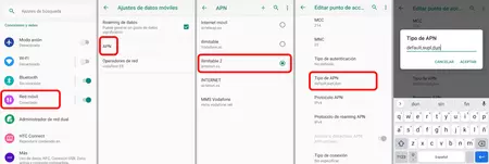 Ajustes Tipo De Apn Para Conexion A Internet Compartida