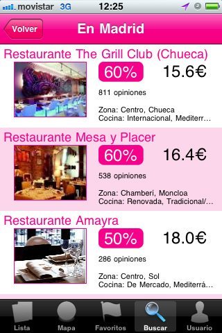 Aplicaciones viajeras para el iPhone: Restalo, reserva en restaurants