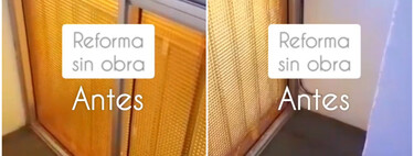 Así ha quedado la reforma sin obras de esta terraza viejuna con los típicos cristales amarillos de los 90 