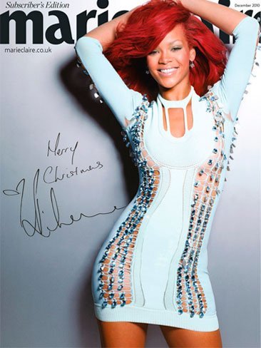 Rihanna da el pistoletazo de salida a las felicitaciones navideñas (pronto empezamos...)