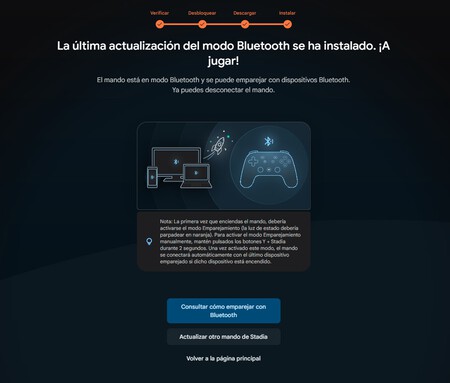 Enable Bluetooth Mode Stadia 15 Controller