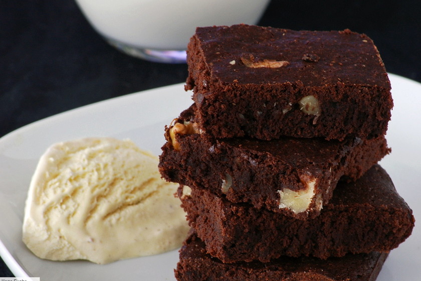 Brownie de chocolate la legendaria receta de Katharine Hepburn es